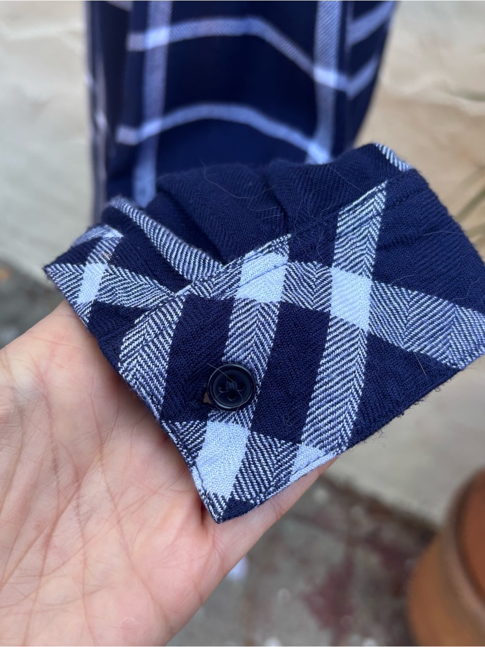 RAILS Classic Navy Plaid Button-Down Shirt - Women - Picture 5 of 8